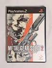 Metal Gear Solid 2  Sons of Liberty  - PS2  Black Label Tested and Works