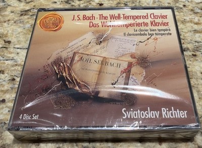 J.S. Bach The Well Tempered Clavier Das Wohltemperierte Klavier 4-CD SET FATBOX