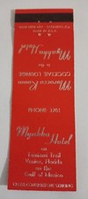 Myakka Hotel Venice Florida Matchcover Lot 535