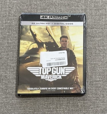 NEW Top Gun: Maverick 4K Ultra HD & Digital Code Tom Cruise SEALED FREE SHIPPING