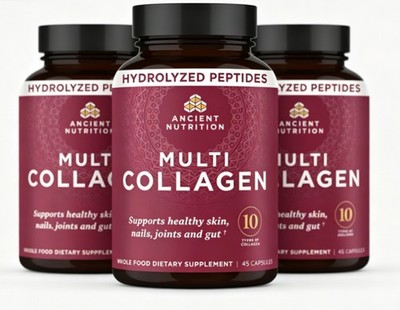 Ancient Nutrition Collagen Peptides Pills, Hydrolyzed Multi Collagen Supplement