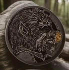 Hobo Nickel  Coins hand carved original as Buffalo Wolfman Man by J&M Tarantula