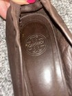 Tory Burch Womens Ballet Reva Flats, Brown Leather, Gold TB Emblem, Size 9.5 — photo 4
