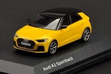 Kyosho 1/43 Audi A1 Sportback Yellow KYOSHO 1/43 AUDI A1 SPORTBACK YELLOW
