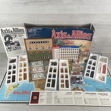 Axis & Allies MB Games Gamemaster 1984 WW2 WWII Strategy Missing Pieces