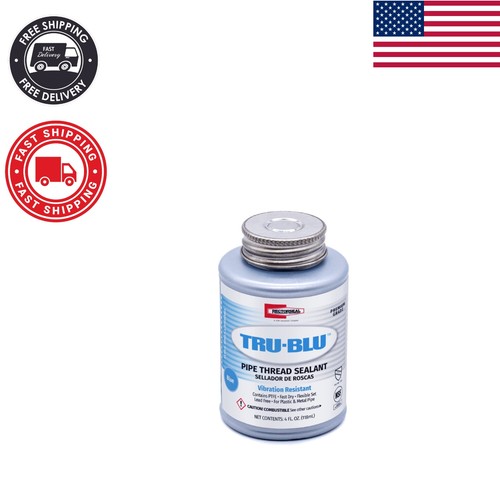 Tru-Blu 4 oz Pipe Sealant - PTFE Enriched for High Vibration & Thermal Expansion