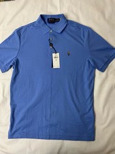 118 Polo Ralph Lauren Men's Classic Fit Soft Cotton Polo Shirt Blue Size S