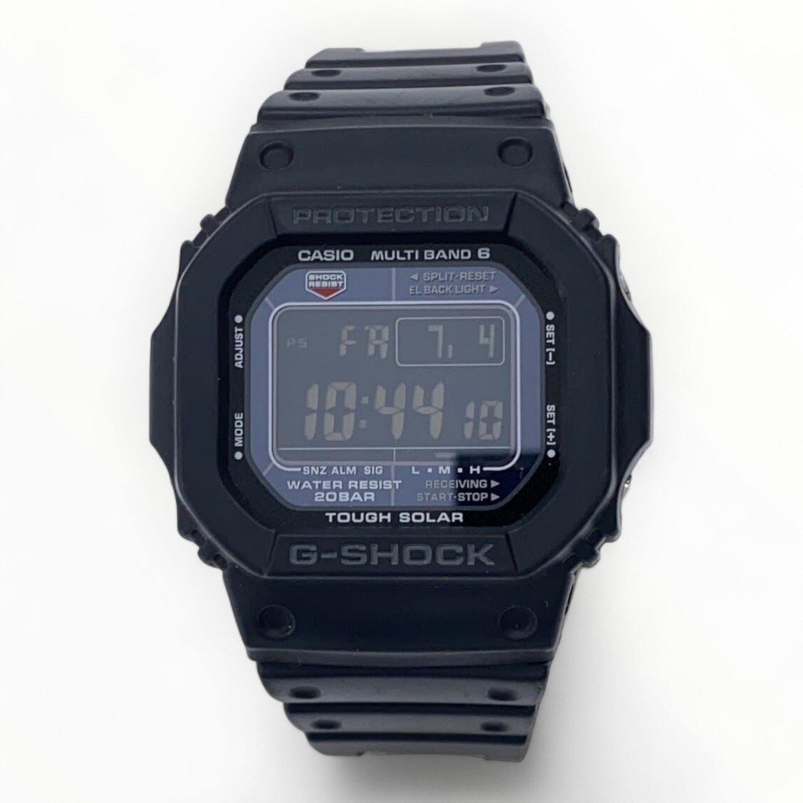 CASIO Digital Solar Watch for Men Black Authentic 1.97x1.77 Inch 8828 Model