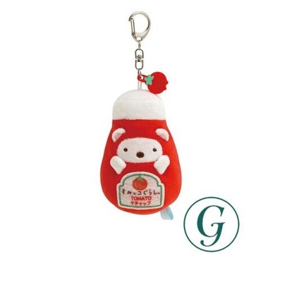 San-X Sumikko Gurashi ''Sumikko Market'' hängendes Plüschtier Eisbär