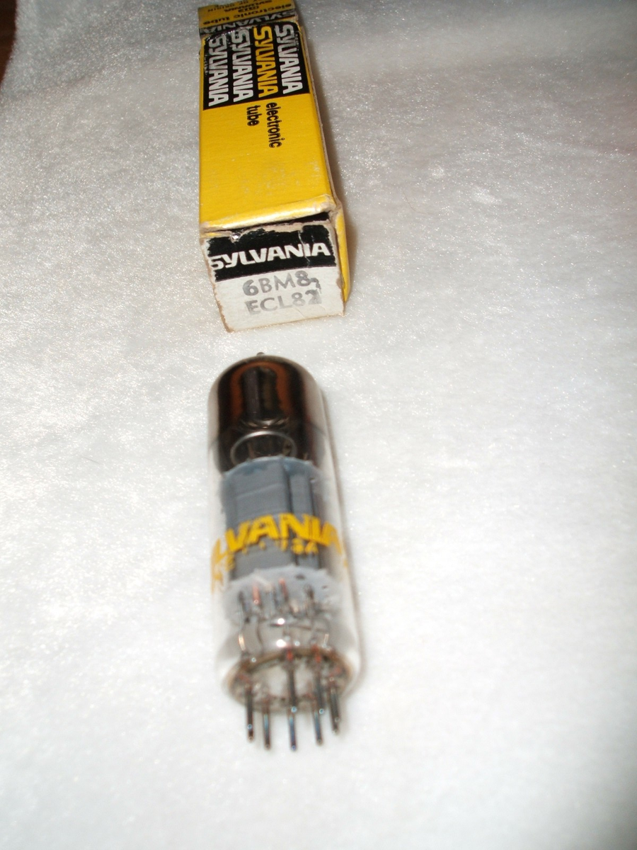 1) NOS Sylvania 6BM8 ECL82 Vintage Radio Audio VACUUM TUBE | eBay