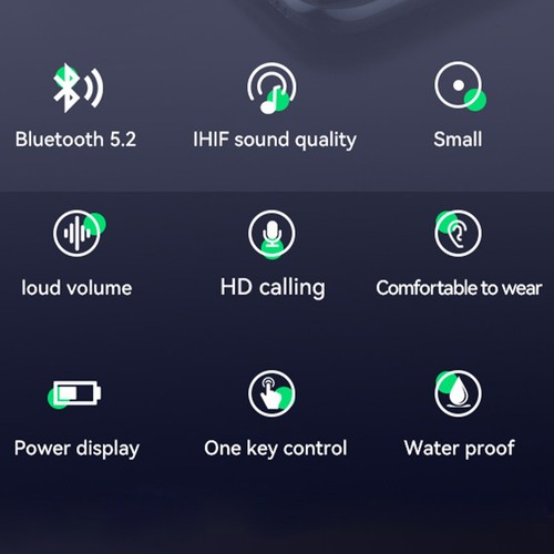 Słuchawki Bluetooth 5.3 do Samsung Galaxy douszne bezprzewodowe słuchawki douszne dotykowy zestaw słuchawkowy - Zdjęcie 14 z 17