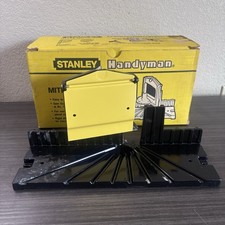 Vintage Stanley Handyman Mitre Box All Metal H114A Made in the USA 1978