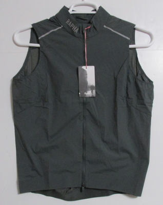 Men's Rapha Pro Team Cycling Gilet Lightweight Breathable Gray