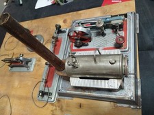 WILESCO Macchina a Vapore Giocattolo a Vapore Funzionante Modello Antifurto Antico con Elettricità 