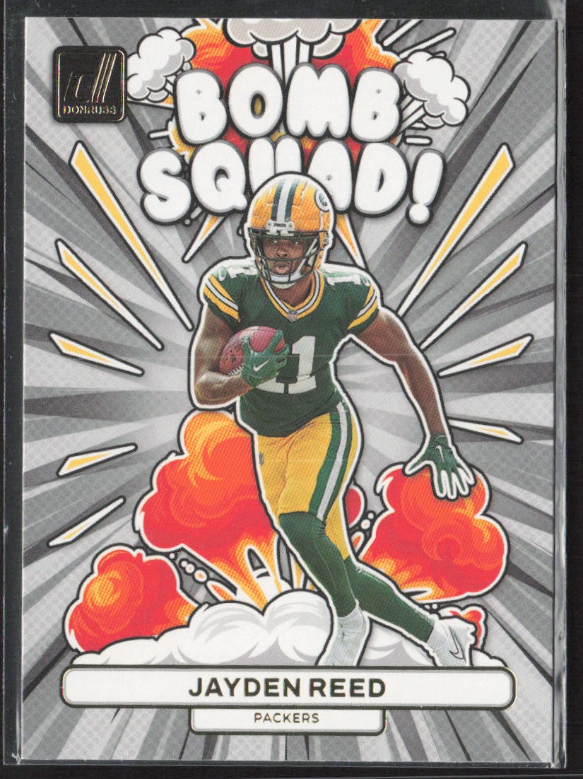 2023 Donruss #BS-15 Jayden Reed Bomb Squad