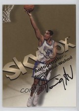 1998-99 Skybox Premium Autographics Tariq Abdul-Wahad Auto 4f5