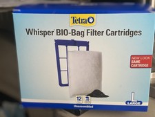 Tetra Whisper Bio-Bag Filter CARTRIDGES-7 Unused Open Box