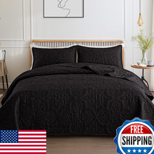 Whale Flotilla Soft Twin Quilt Bedding Set for All Seasons, Elegant Vintage Dama