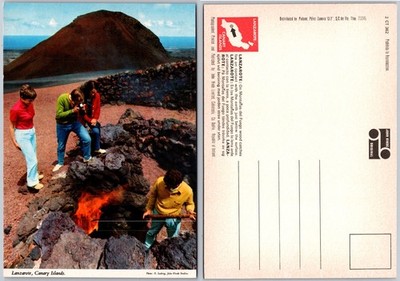 Continental Lanzarote Volcano Grill Postcard
