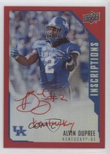 2015 Upper Deck Inscriptions Red /149 Bud Dupree Alvin Dupree #AD Auto 14dh