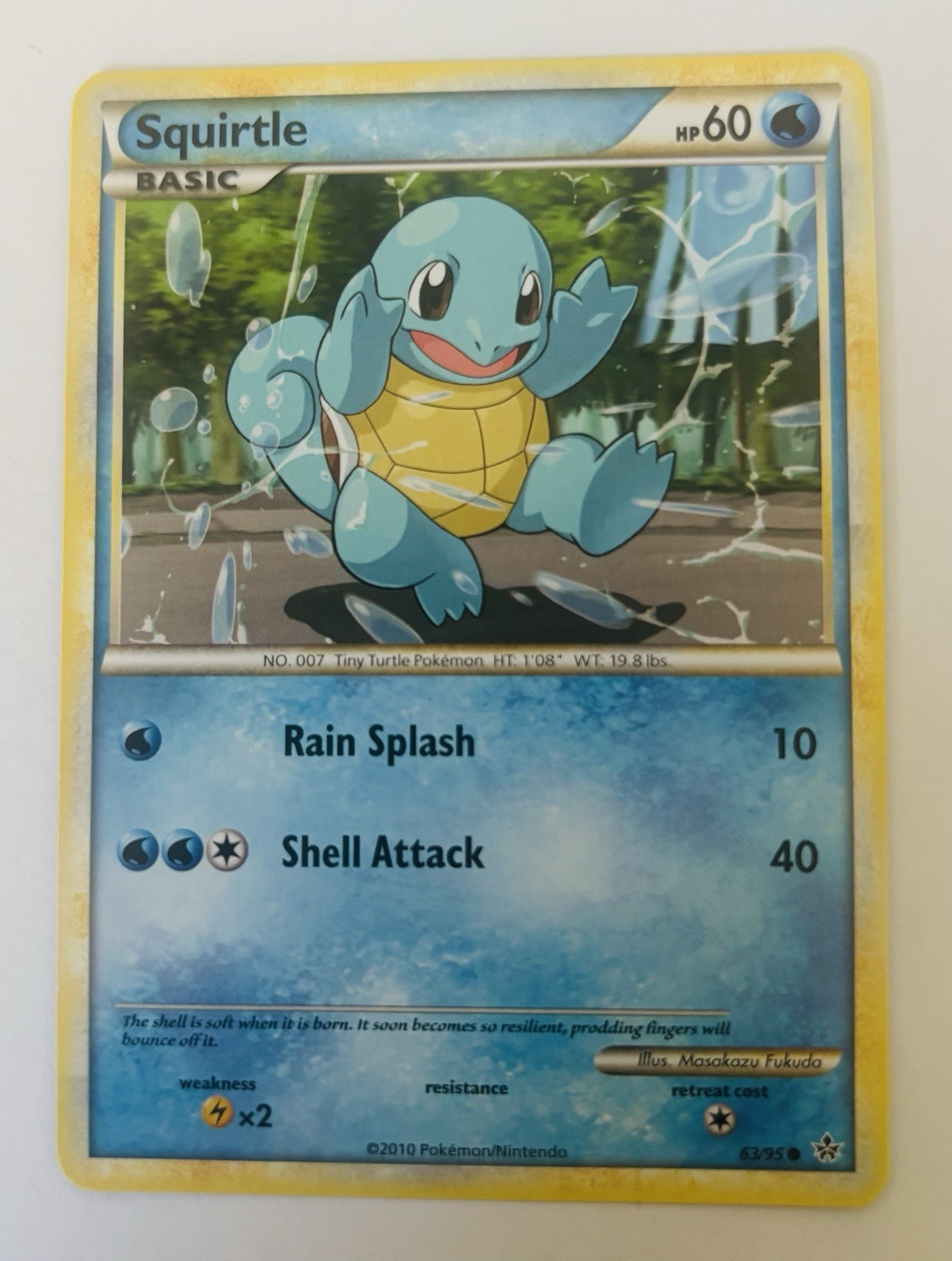 Squirtle 63/95 HGSS Unleashed MP