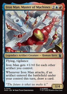 Iron Man, Master of Machines - Uc/Leg. Kreatur -  Marvel Super Heroes - EN/NM
