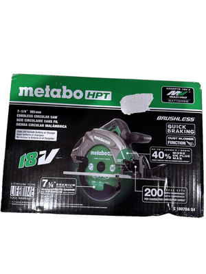 Metabo HPT C1807DAQ4M 18V MultiVolt Li-Ion 7-1/4'' Circular Saw (Tool Only). NIB