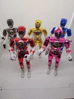 Mighty Morphin Power Rangers The Movie Metallic Vintage Lot Of 5 Bandai 1995