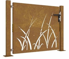 Cancello su misura in lamiera/ferro con incisione taglio laser  ( ☎ 3317666922)