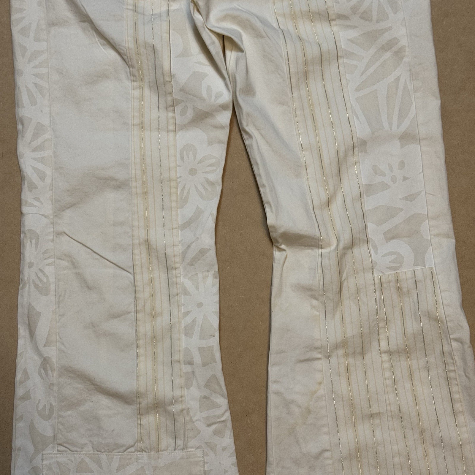 Custo Barcelona Y2K Patchwork Flared Trousers  Sp… - image 11