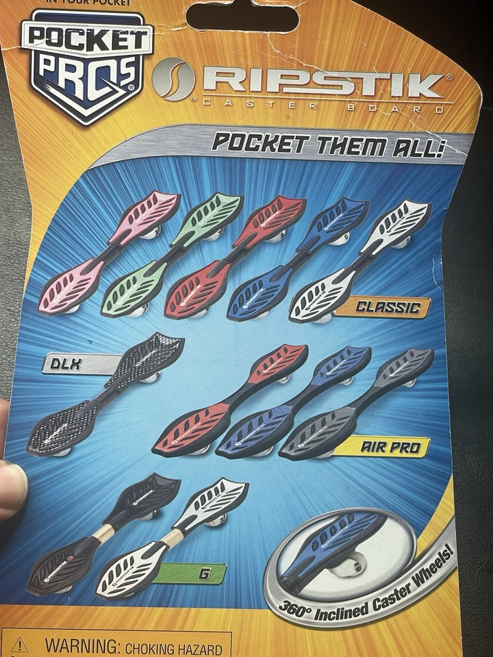 Pocket Pros Ripstik Caster Board DLX Black Silver - Finger Toys - New in box - Image 3 of 3