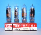 35W4 NOS AA5 RCA radio audio vintage amplifier vacuum tubes 4 valves tested 35W4