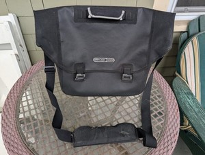 Ortlieb Downtown Commuter Pannier Bag Bicycle Briefcase Messenger - Black USED