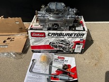 Edelbrock 1406 Polished 4bbl Carburetor W Electric Choke Fuel Filter Kit Edelbrock 1406 Polished 4bbl Carburetor W Electric Choke Fuel Filter Kit