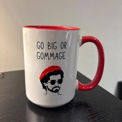 Go Big or Gommage Expedition 33 Clair Obscure Coffee Mug Fun Gift for Game Lover
