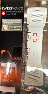 Swissvoice Mobile ePure Corded Handset CH05 - White Orange in Box