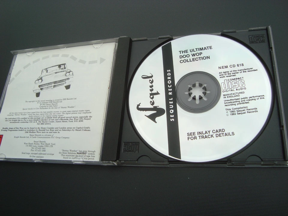 Various CD-ALBUM: The Ultimate Doo Wop Collection - 1992 Compilation - Bild 2 von 3