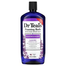 Foaming Bath With Pure Epsom Salt, Lavender, 34 fl oz 1,000 ml 