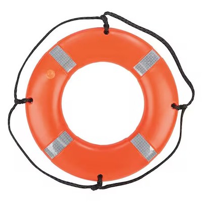 Kent Safety 152200-200-024-13 Ring Buoy, Orange, 24''