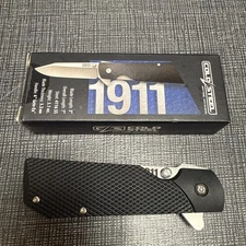 Cold Steel 1911 Linerlock Folding Knife 3" 4034 Stainless Blade Black GRN Handle