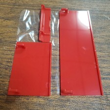 Wii Replacement Door Slot Cover Lid Set Nintendo Wii Console. 3 NEW. RED. USA