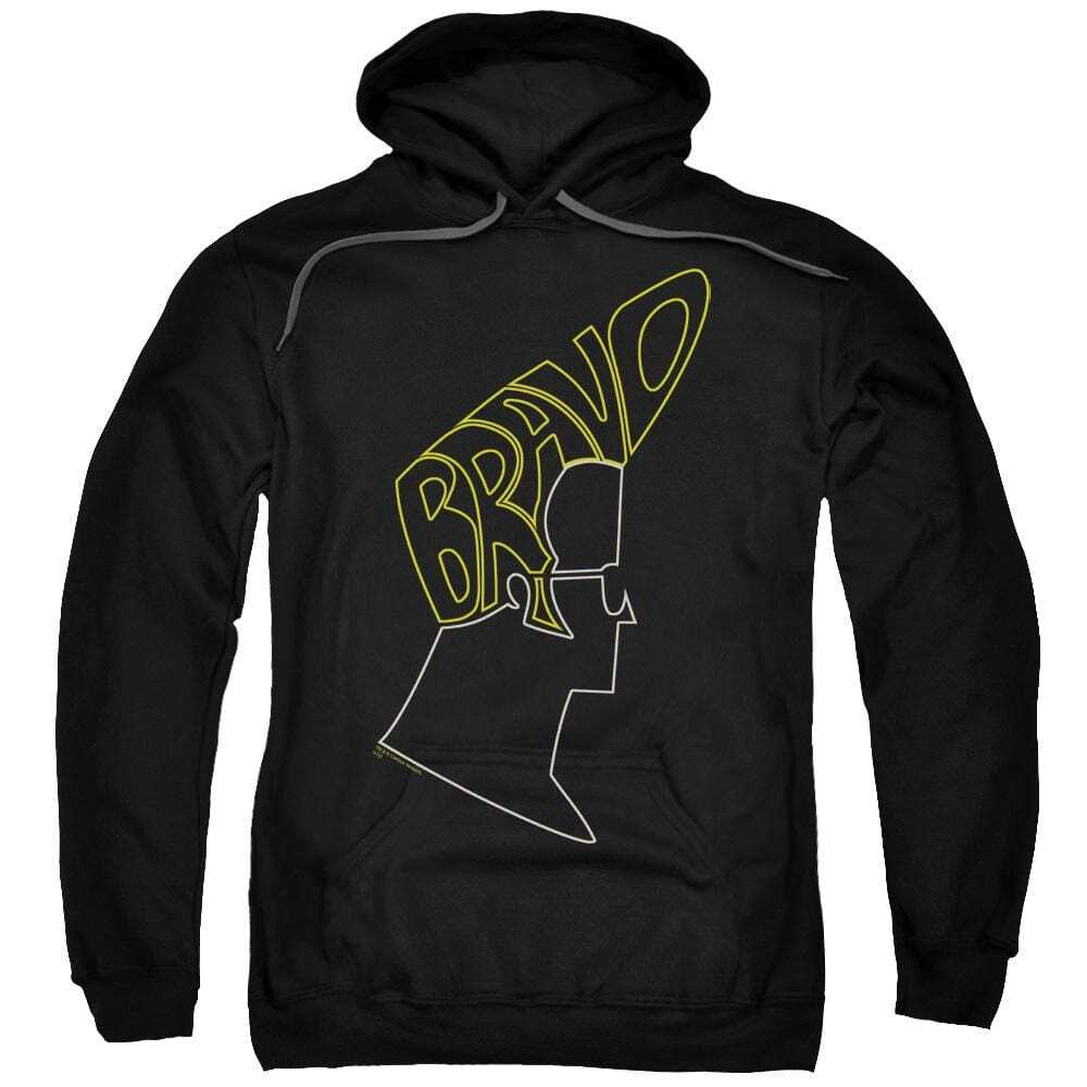 Johnny Bravo Bravo Hair Pullover Hoodie
