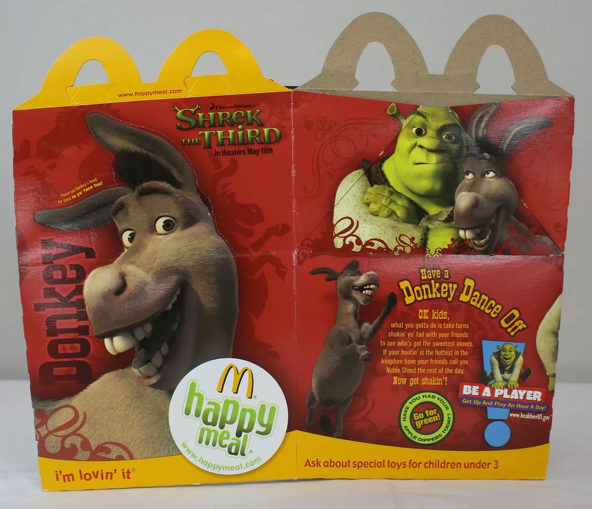 Happy meal hotsell shrek the third