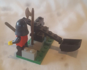 LEGO Set Castle Black Knights: 1917-1 King's Catapult (1993) 100% complete