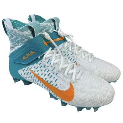 Nike Alpha Menace Elite 2 Football Cleats Miami Dolphins BV2077-108 Men\'s Sz 15 s-l400.jpg main image 4