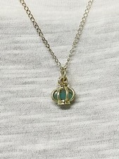 18 Inch Sterling Silver Seaglass Charm Chain