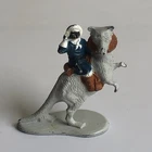1982 Vintage Star Wars Die Cast Micro Action Figure Han Solo Hoth On Tauntaun