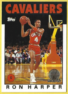 RON HARPER GOLD ROOKIE CARD - 1992 TOPPS ARCHIVES # 81 - CLEVELAND 