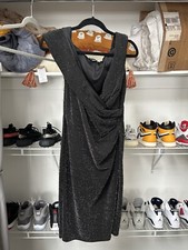 Chaps Dress Black Sparkly
