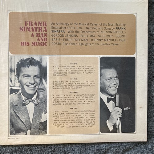 Frank Sinatra: A Man And His Music 1965 Reprise 2FS-1016 2 LPs In Shrink Wrap - Picture 3 of 9